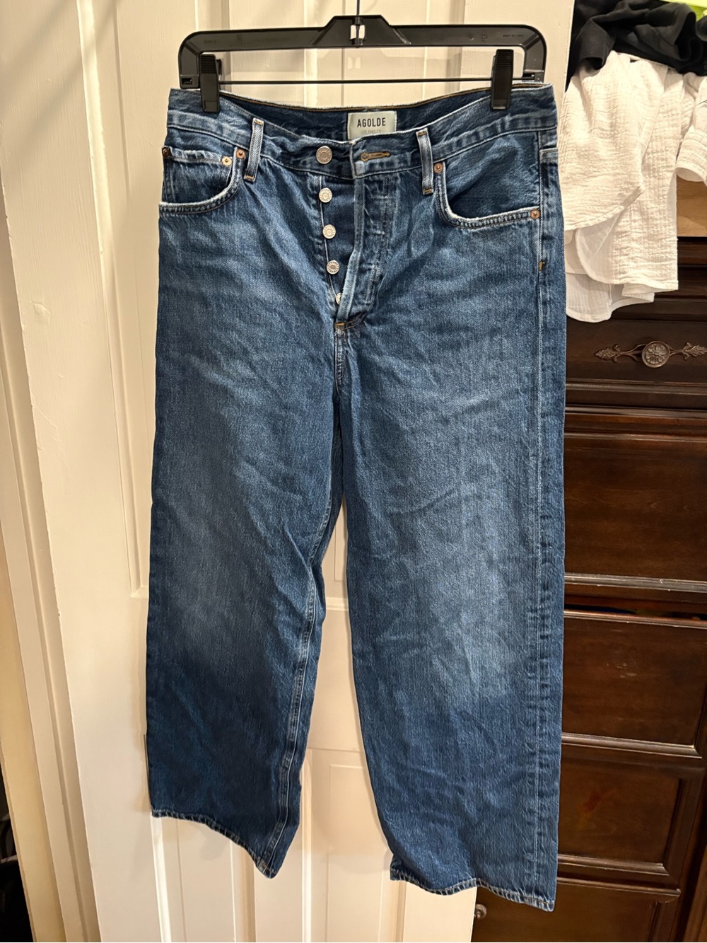 Agolde Relaxed Button-Fly Jeans